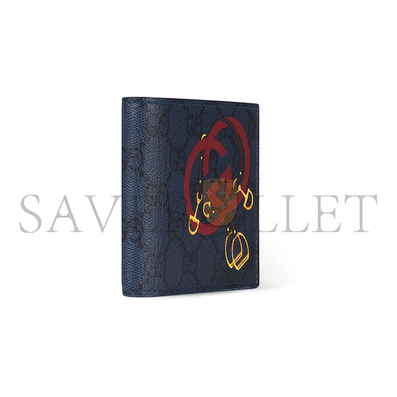 GUCCI GG BI-FOLD WALLET WITH PRINT 853434  (11*9cm)
